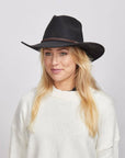 Sequoia Wool Felt Hat- Black-