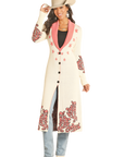 Cowgirl Long Cardigan- DW95C04162- Tan-