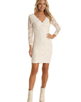 3/4 Sleeve Lace Dress