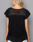Amelia Top- FWT423- Black