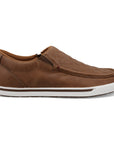 WCA0086- Slip On Kicks- Brown Leather-