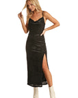 Velvet Leopard Dress