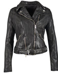 Wild 2 Leather Jacket- Black-