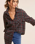 Encore Plaid Shirt- Grey