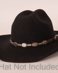 Toronto Concho Hat Band- Black