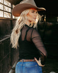 Night Sky Mesh Top