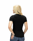 Short Sleeve- Black- Red Wings-