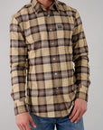 Twin Peaks Flannel- Brown-