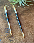 Porcupine Quill in Bullet Earrings