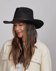 Sequoia Wool Felt Hat- Black-