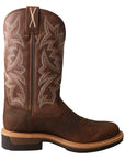 Work- Light Cowboy Boot- Brown/Taupe- MLCA002