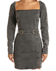 Black Denim Dress