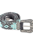 Juniper Hills Beaded Turquoise Belt- S-11078