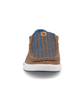 WCA0083- Slip On Kicks- Coconut Blue Checkered-