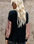 Gold Sleeve and Pocket Long Sleeve Shirt