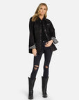 Delfino Time is Running Out Boyfriend Jacket-