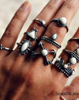 Bipana White Agate Ring * Limited Edition*
