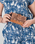 Hand-tooled Large Wallet: ADBGZ469