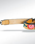 Floral Hand Tooled Leather Strap - ADSTF106