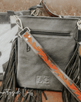 Grit & Glam Checkered Cowhide Purse