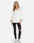 Torry American Soul Boyfriend Shirt- White-