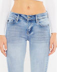 Midrise- Straight with Split Hem- KC7995M- Light-