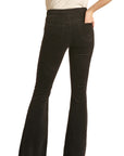 Corduroy Flare- Black- BW6PD02943
