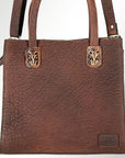 Leather Tote Bag with Handle and Crossbody Strap- ADBGZ385