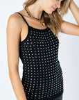 Cami with Crystal Studs