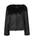 Unreal Dream Luxe Faux Fur Jacket - Black-