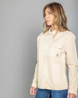 Cloverleaf Shacket - OffWhite -