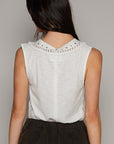 Charlotte Tank - FKT897 - Ivory -