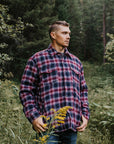 Arden Berber Lined Flannel Jacket