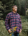 Arden Berber Lined Flannel Jacket