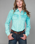 KC Tencel Top- Turquoise-