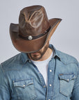 The Original Western Leather Hat