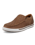 WCA0086- Slip On Kicks- Brown Leather-