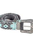 Juniper Hills Beaded Turquoise Belt- S-11078
