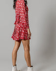 Georgina Dress- Red-