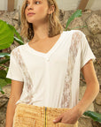 Chloe Top- YKT830 - Ivory