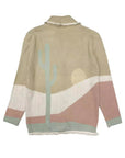 Tan Desert Scene Cardigan