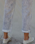 High Waisted Light Wash Straight