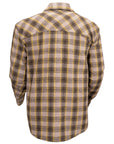 Greyson Flannel Shirt- Brown