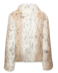 Wild Dream Luxe Faux Fur Coat - Snow Leopard
