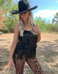 Bling Leopard Flare Pants