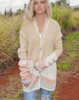 Tan Desert Scene Cardigan