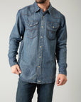Grimes Dress Shirt- Dark Indigo-