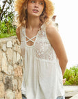 Mia Tank- GKT207 - Off- White