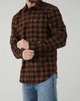 Garrison - Flannel - Brown-