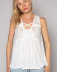 Mia Tank- GKT207 - Off- White